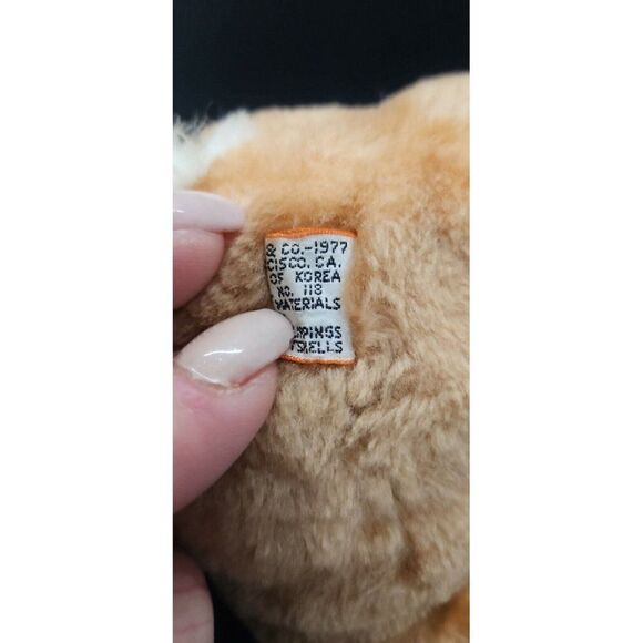 Vintage R. Dakin Deer Stuffed Animal Sitting Fawn With Spots Bambi 1977 Plush - Picture 4 of 4